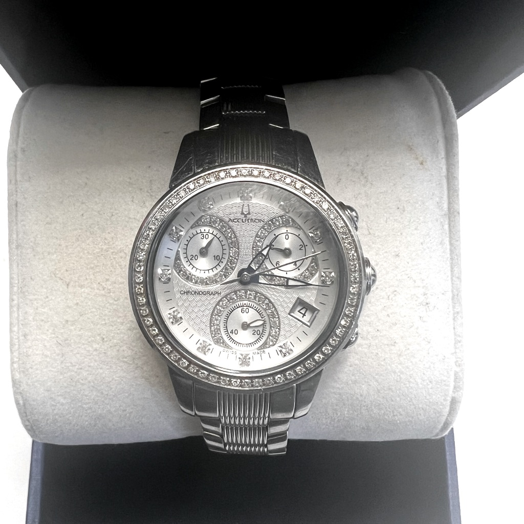 Accutron Diamond Chronograph Watch